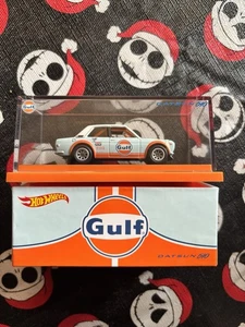 Hot Wheels Red Line Club RLC Custom 71 Datsun 510 Gulf Oil Racing HGW17 BNIB! - Picture 1 of 3