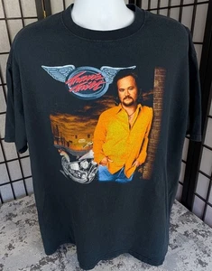 Vintage Travis Tritt Tour 2003 Men's Graphic Print T-Shirt Black 2X Anvil GUC - Picture 1 of 12