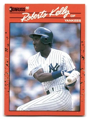 Roberto Kelly 1990 Donruss Baseball #192 New York Yankees - Image 1 of 2