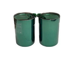 Starbucks 2020 Stainless Vacuum Insulated Tumbler Metallic Green Forest NWT 2 - Picture 1 of 10