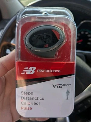 Монитор пульса сердца New Balance Via Heart Life Steps расстояние калории Nb  - Изображение 1 из 2