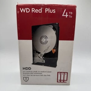 WD Red Plus 4TB NAS HDD Internal Hard Drive 5400RPM SATA 256MB 3.5" WD40EFPX - Picture 1 of 4