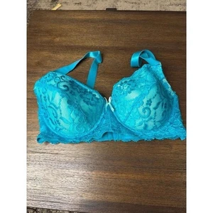 Softa BH blau Spitze Bügel leicht gepolstert 36DD - Bild 1 von 4