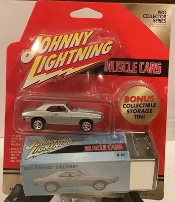 Johnny Lightning Pro Collector Firebird & Storage Tin 1967 Pontiac & Die Cast - Image 1 of 3