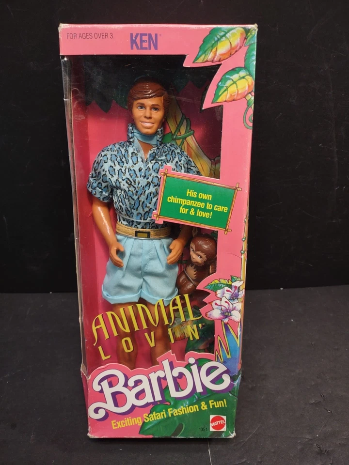 Animal Lovin Ken 1988 Barbie Doll