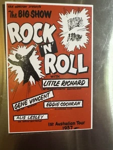 Little Richard 4 x6 Mini Poster Kühlschrankmagnet Australien Tour 1957 - Bild 1 von 1