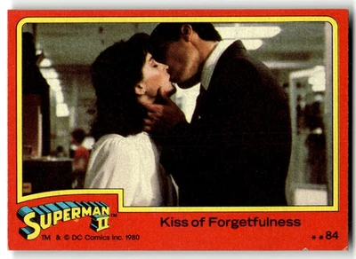 1980 Topps Superman II Card #84 Kiss of Forgetfulness - Image 1 of 4