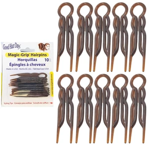 Magic-Grip Haarnadeln 10er Set von Good Hair Days Farbe: Shell - Bild 1 von 15