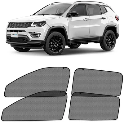 Parasol magnético para ventana de coche para Jeep Compass 2017-2025 Foto 1 de 4