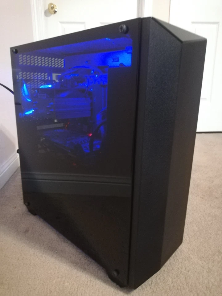 Asus Gaming PC Ryzen 7 1700 3.4GHz 16GB RAM 250SSD+1TB HD WIFI RX 580 8GB Win 11 - Image 1 of 4