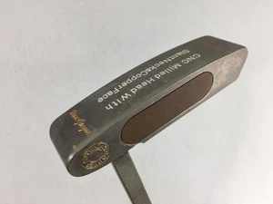 IMS 340 Iron Master Copper Face Putter Used Slant Neck Golf Club - Picture 1 of 3