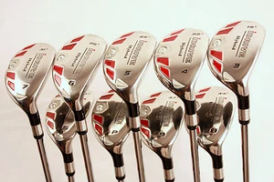 NEW XL BIG TALL REGULAR FLEX HYBRID 3 4 5 6 7 8 9 PW SW GRAPHITE SET JUMBO GRIP - Picture 1 of 1