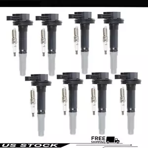8pcs ignition coils UF824 & Iridium Spark Plugs 6509 for Ford F-150 2016-2017 - Foto 1 di 9