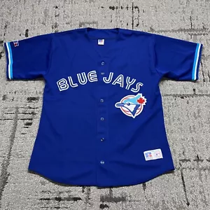 SELTEN! AUTHENTISCH VINTAGE TORONTO BLUE JAYS LEERES TRIKOT RUSSELL 48 XL RETRO - Bild 1 von 23