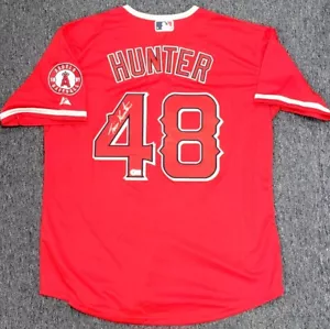 Torii Hunter signed Los Angeles Angels Jersey autograph ~ Beckett BAS Witness - Picture 1 of 9