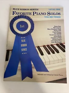 BELWIN Blue Ribbon Series: Favorite Piano Solos, Level 1, Volume 3 abr - Picture 1 of 4