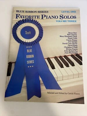 BELWIN Blue Ribbon Series: Favorite Piano Solos, Level 1, Volume 3 abr - Image 1 of 4