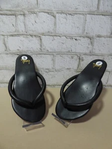 $139 Sandalias Beek Cuero Negro Sunbeam 5 NUEVAS B012 - Imagen 1 de 7