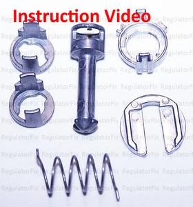 BMW X5 E53 (99-06) Door Lock Cylinder Barrel Repair Kit FRONT (left or right) US - Foto 1 di 1