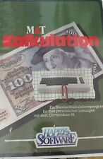 M & T Kalkulation (Happy Software 1985) (Box, Disk) Commodore C64 works