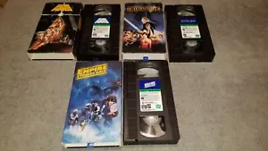 1992 Star Wars Original Trilogy VHS Tape Set (Fox Video) - Picture 1 of 5