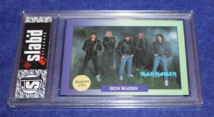 1991 Brockum Rock Cards Iron Maiden #180 Slabbed Card - Mint - Foto 1 di 2