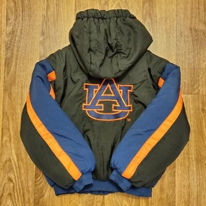 Auburn Tigers Jacket Professional Sports Club Boys Sz S 8 Nylon Embroidered - Picture 1 of 5