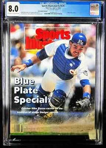 Sports Illustrated July 5, 1993 Mike Piazza L.A. Dodgers First Cover RC CGC 8.0 - Picture 1 of 1
