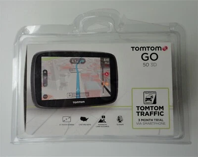 2014 Mint Box New Old Stock Tomtom GO 50 3D Maps Car GPS Navigation iPhone Link - Image 1 of 4