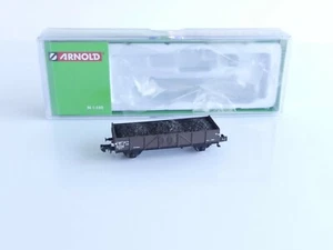 ARNOLD HN6492-1 WAGON TOMBEREAU A ESSIEUX CHARGE DE LA SNCF Ep III - Picture 1 of 4