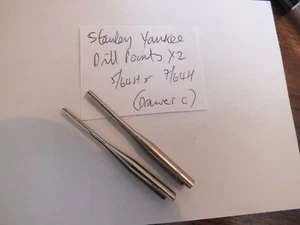 Stanley Yankee Drill Points Sizes , 7/64 H and 5/64 H - 5.5 mm shank - Picture 1 of 1