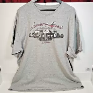 "American Legends - Built in the USA" Mens Grey T-Shirt No Size Label See Photos - Picture 1 of 14