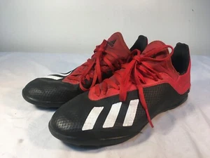 ✅ Adidas X 18.3 Tf Jr Soccer Cleats Shoes Youth Big Kid's Black Red Turf - US 6 - Picture 1 of 7