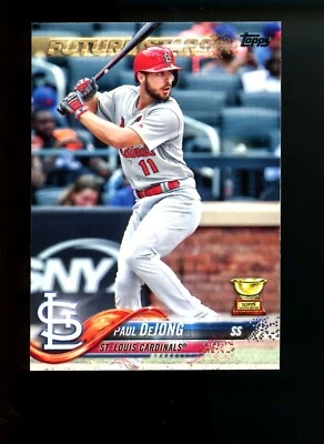 2018 Topps #462 Paul DeJong Cardinals Future Stars Rookie Cup Sharp Qty - Image 1 of 2