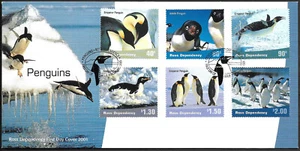 Ross Dependency birds 2001 Penguins FDC - Picture 1 of 1