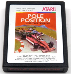 Pole Position (Atari 2600, 1983) Atari (Cartridge Only) NTSC - Picture 1 of 7