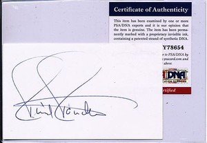 RICHARD ROUNDTREE PSA/DNA AUTOGRAPH 3x5 INDEX CARD AUTO CUT - SHAFT - Y78654