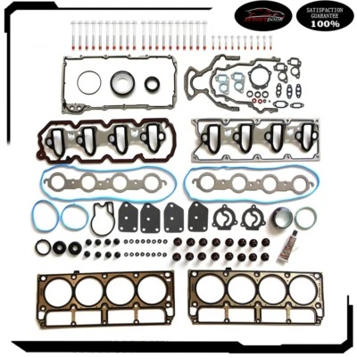 Head Bolts Kit & Full Gasket Set For 05-09 Chevrolet Silverado 1500 5.3L - Image 1 of 4