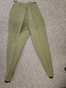 Vintage Austrian Green Feller Keilhosen w/ Stirrups Size XS Equestrian Style - Picture 1 of 9