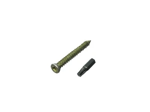 Set di 10 viti per telaio in calcestruzzo + tappi con punta torx in omaggio 7,5 x 122 mm - Foto 1 di 1