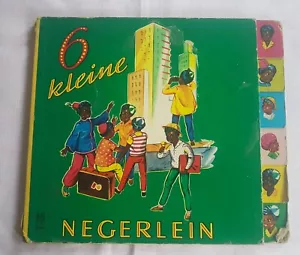 altes Papp- Kinderbuch *6 kleine Negerlein* 60'er Jahre Schwager & Steinlein - Bild 1 von 11