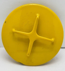 Dansk Koben style Yellow Enamel replacement Trivet pot LID ONLY Vintage 6" - Picture 1 of 5
