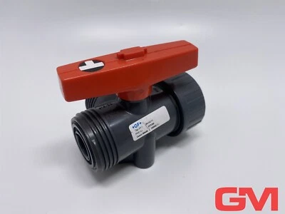Georg Fischer GF Dreiwege Kugelhahn Typ 343 DN10/15 PVC-U EPDM 3-Way Ball Valve - Bild 1 von 4