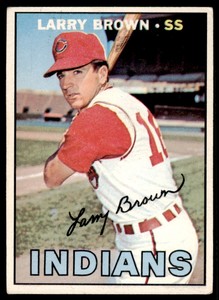 1967 Topps Larry Brown  VG+ Cleveland Indians #145