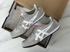 Onitsuka Tiger Serrano Sneakers Unisex Casual Shoes Grey/White 1183B400-022 - Picture 1 of 23
