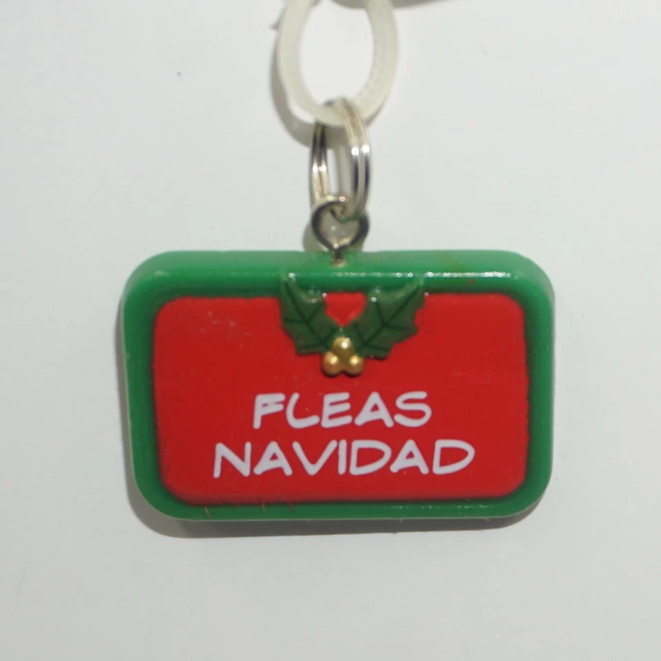 TODA Navidad Etiquetas Mascotas Dijes Perro Gato Nombres Frases Elige Nombre Verde Rojo Nuevo con Etiquetas JB Foto 1 de 1