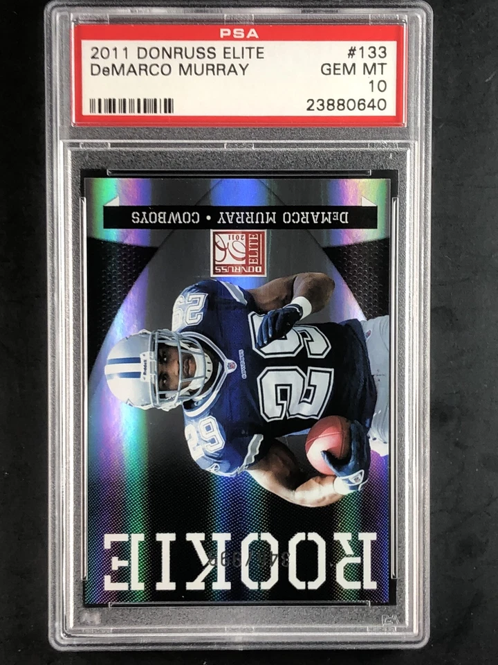 2011 Donruss Elite /999 DeMarco Murray #133 PSA 10 Rookie RC💎 - Image 1 of 2