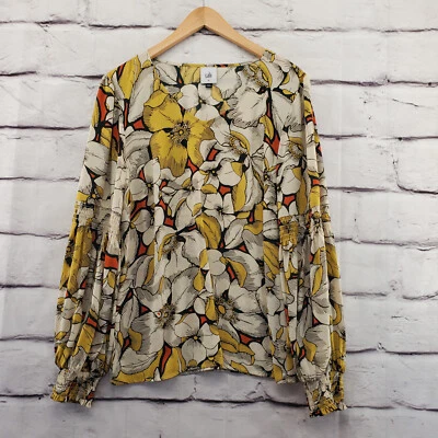 CABI Top Mujer Mediano Grande Floral Manga Larga Pullover Multicolor Foto 1 de 4