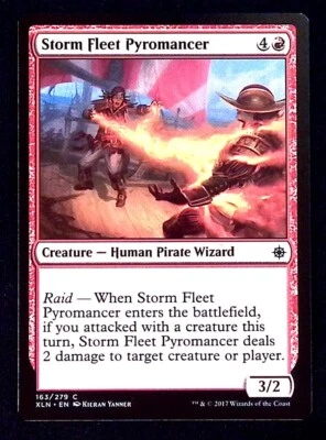 Storm Fleet Pyromancer MTG Creature Human Pirate Wizard Common Ixalan - Image 1 of 2
