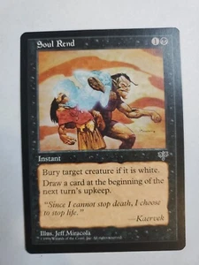 MTG Magic The Gathering Card Soul Rend Instant Black Mirage 1996 - Picture 1 of 2